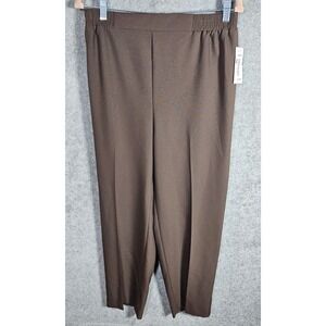 Monterey Canyon Dress Pants Womens Sz 14 Brown‎ Pull On High Rise Vintage Sears